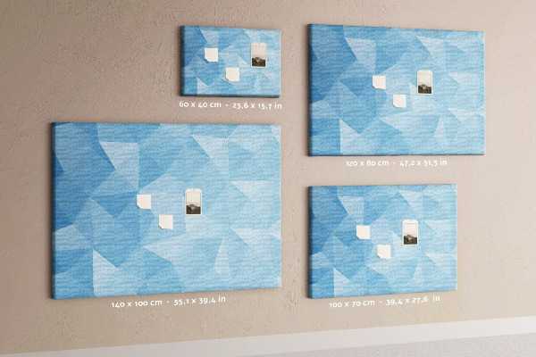 Cork board Triangles abstraction