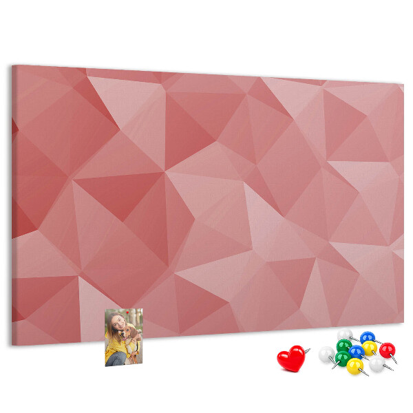 Cork board Triangles abstraction