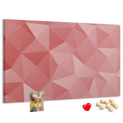 Cork board Triangles abstraction