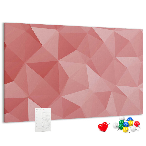 Cork board Triangles abstraction