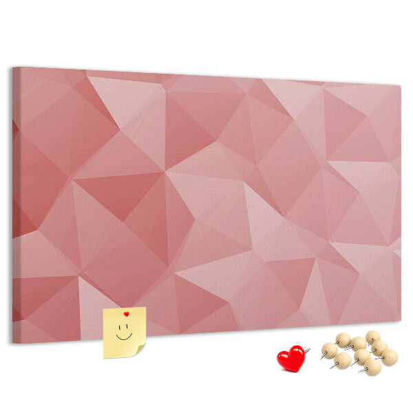Cork board Triangles abstraction