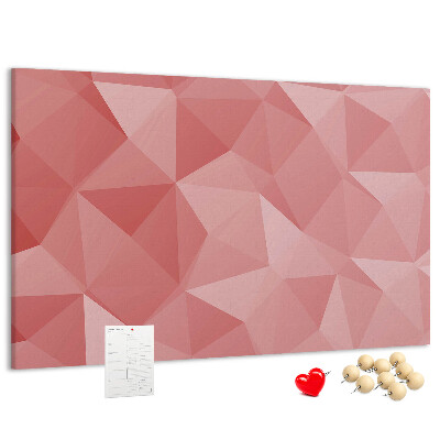 Cork board Triangles abstraction