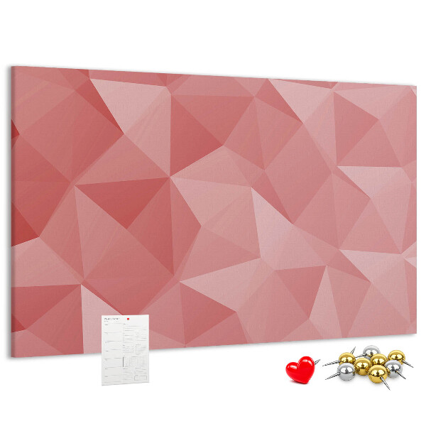 Cork board Triangles abstraction