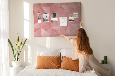 Cork board Triangles abstraction