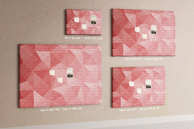 Cork board Triangles abstraction