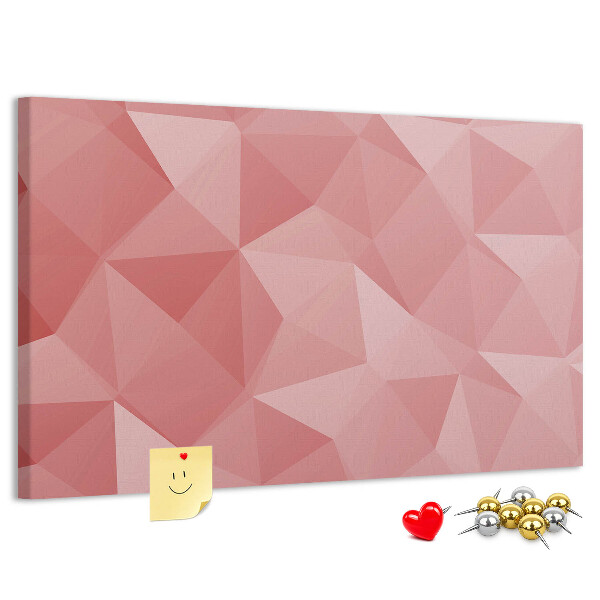 Cork board Triangles abstraction