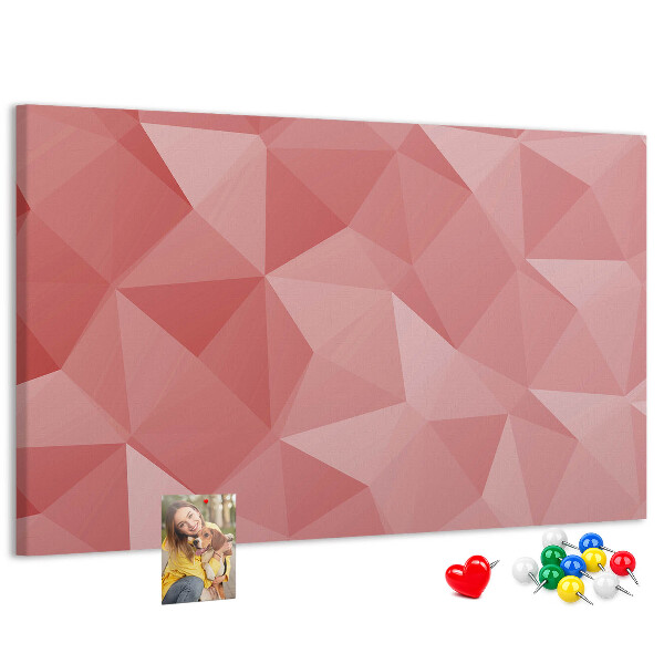 Cork board Triangles abstraction