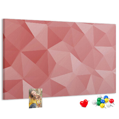 Cork board Triangles abstraction