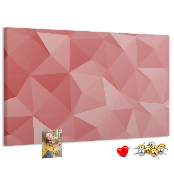 Cork board Triangles abstraction