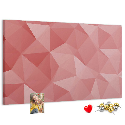 Cork board Triangles abstraction
