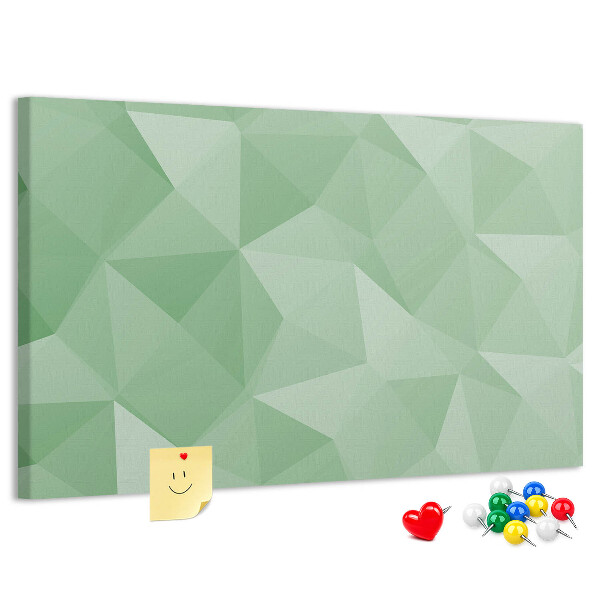 Cork display board Triangles abstraction