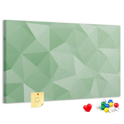 Cork display board Triangles abstraction