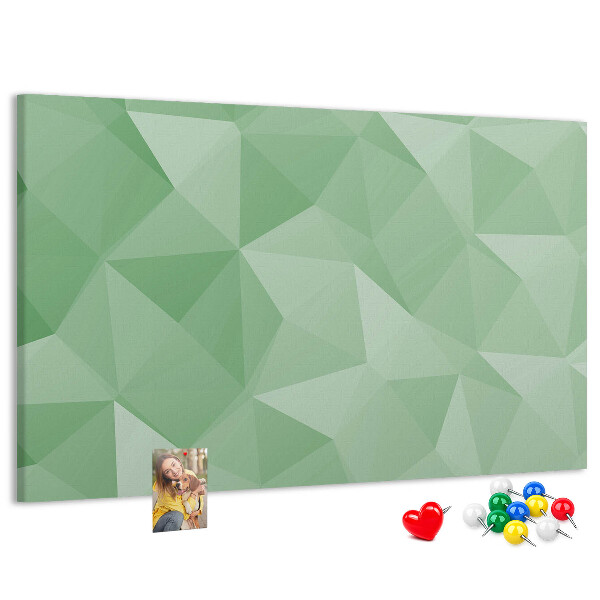 Cork display board Triangles abstraction
