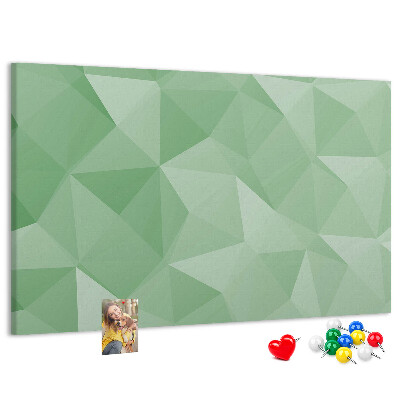 Cork display board Triangles abstraction