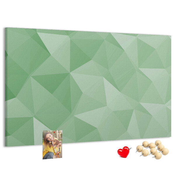 Cork display board Triangles abstraction