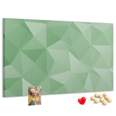 Cork display board Triangles abstraction