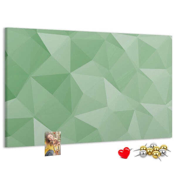 Cork display board Triangles abstraction