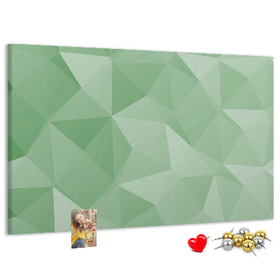 Cork display board Triangles abstraction
