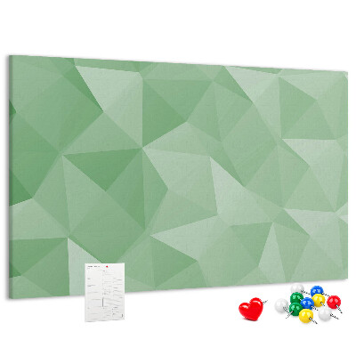 Cork display board Triangles abstraction