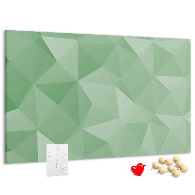 Cork display board Triangles abstraction