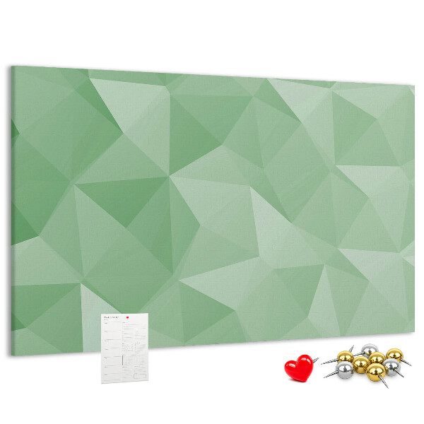 Cork display board Triangles abstraction