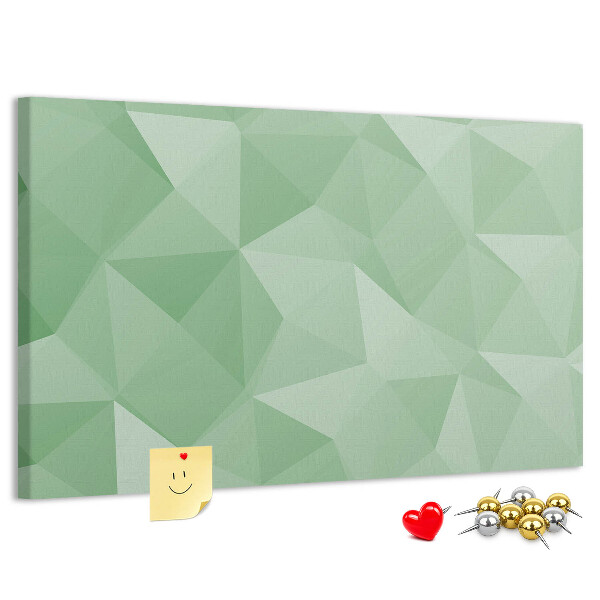 Cork display board Triangles abstraction