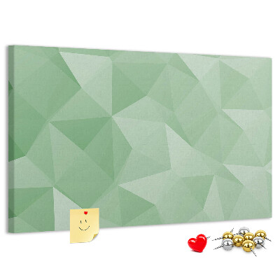 Cork display board Triangles abstraction