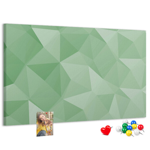 Cork display board Triangles abstraction
