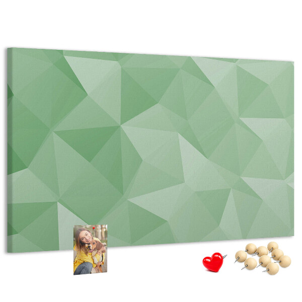 Cork display board Triangles abstraction