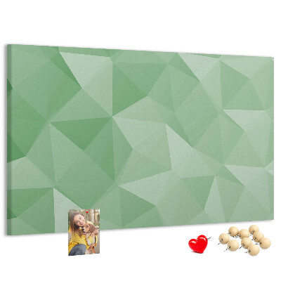 Cork display board Triangles abstraction