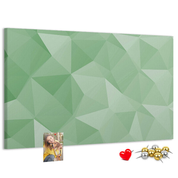 Cork display board Triangles abstraction