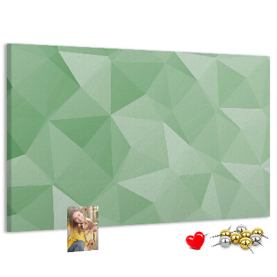 Cork display board Triangles abstraction