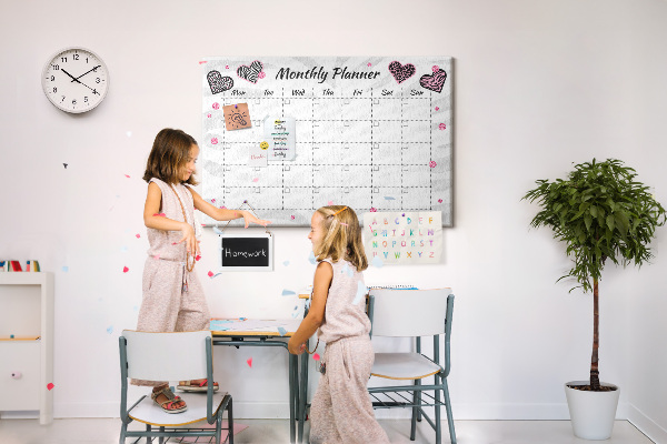 Cork memo board Fashion monthly planner