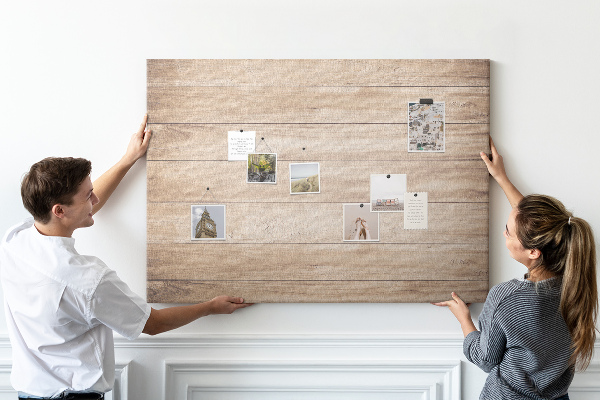 Cork display board Wood texture