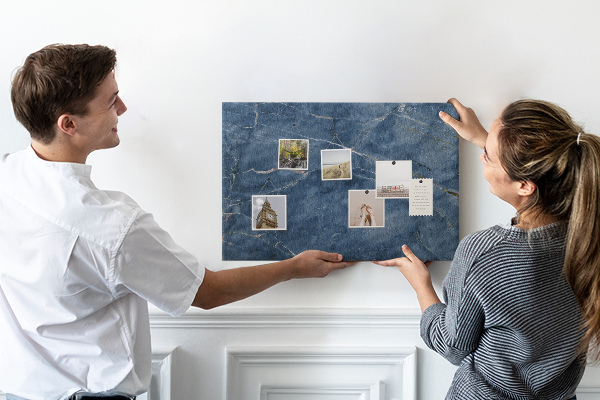 Cork board Elegant marble