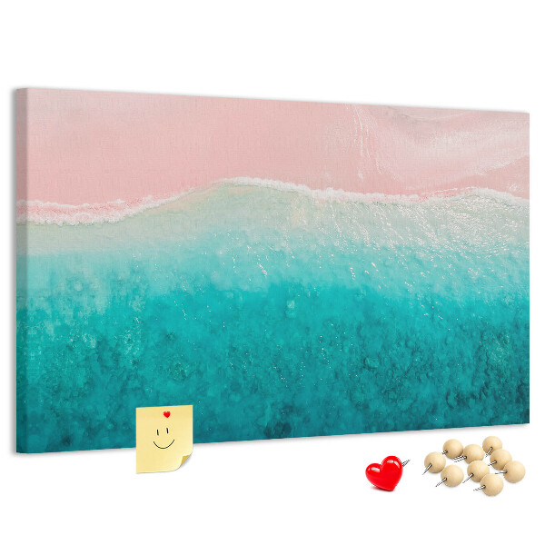 Cork board Beach sea sand