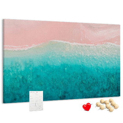Cork board Beach sea sand