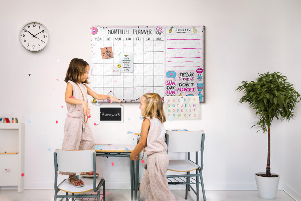 Cork display board Monthly planner
