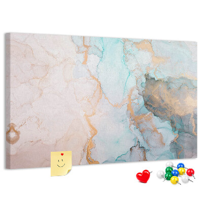 Cork memo board Abstract painting