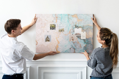 Cork memo board Abstract painting