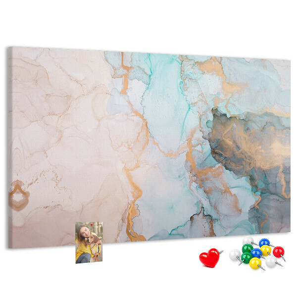 Cork memo board Abstract painting