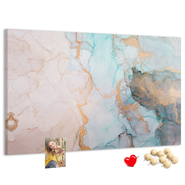 Cork memo board Abstract painting