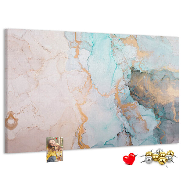 Cork memo board Abstract painting