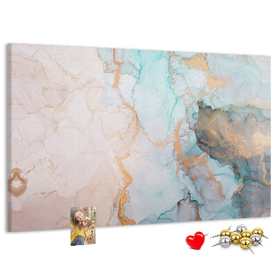 Cork memo board Abstract painting