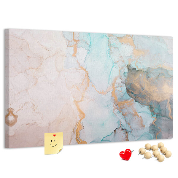 Cork memo board Abstract painting