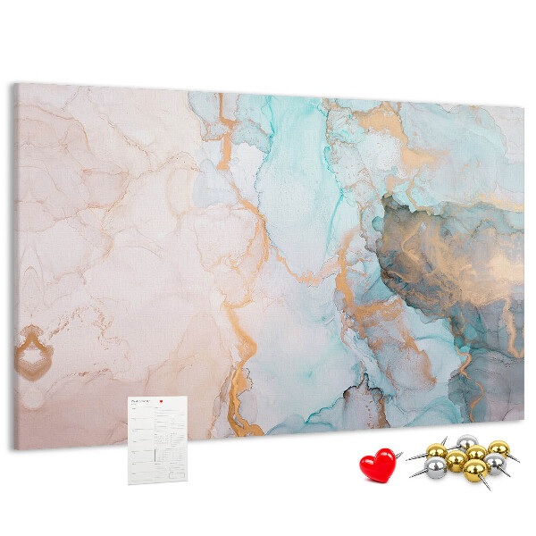 Cork memo board Abstract painting