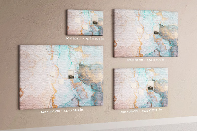 Cork memo board Abstract painting