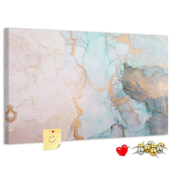 Cork memo board Abstract painting