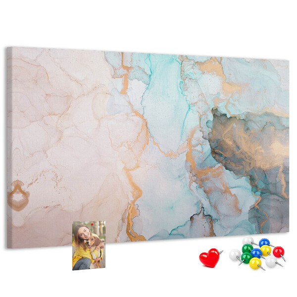 Cork memo board Abstract painting