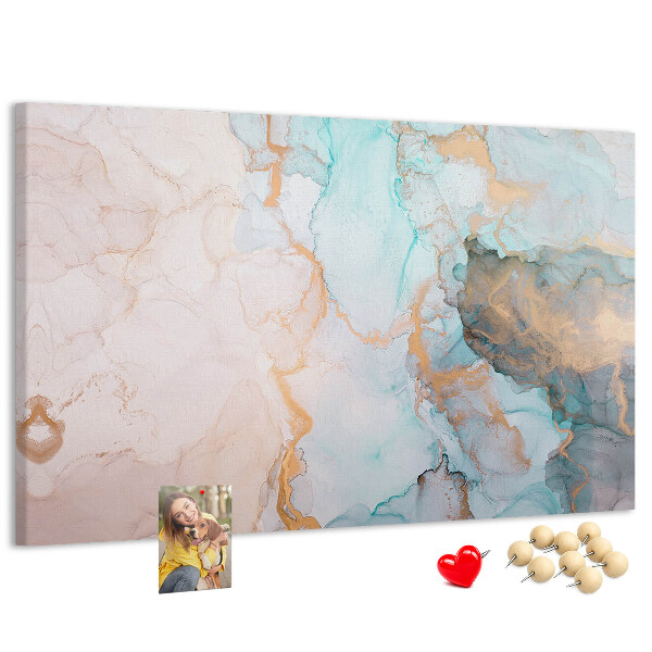 Cork memo board Abstract painting